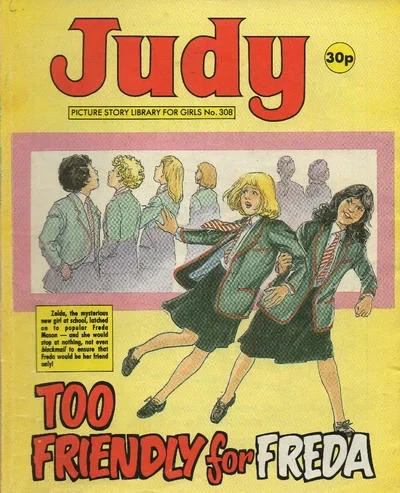Cover of Too Friendly for Freda