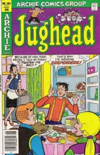 Cover of My Fair Jughead; Puzzling?; Bottoms Up; The Mop Up Squad; Jughead's Gag Bag; Bottle Baby