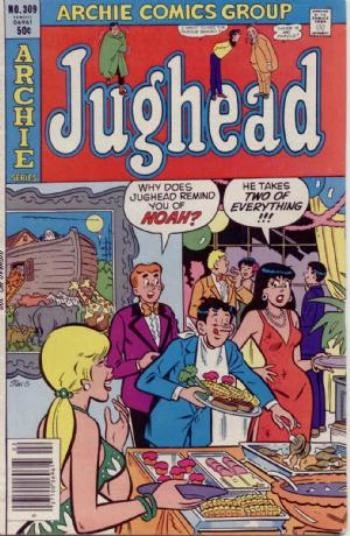 Cover of Riff-Raff-Rough; Finishing Touch!; Heat Treat; Door Score; Test Case; Jughead's Gag Bag; Footwear Frolic
