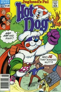 Hot Dog is Bark-Man The Canine Crusader!