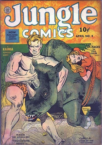 Cover of Jungle  Comics