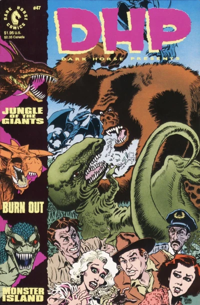 Cover of Jungle of the Giants; Burn Out; Desperate; Monster Island