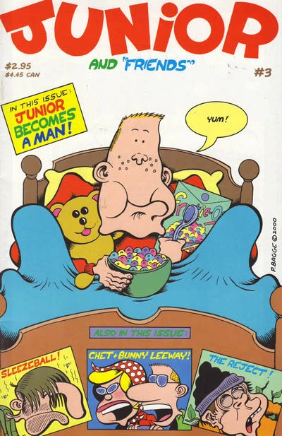 Cover of Junior Becomes a Man!