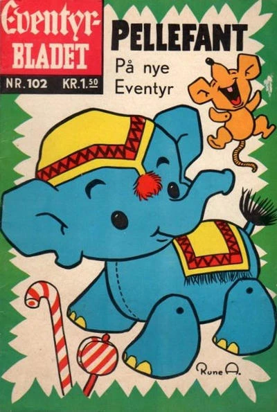 Cover of Pellefant på nye eventyr