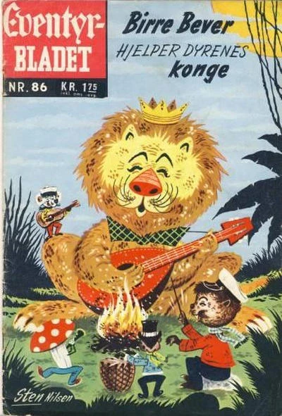 Cover of Birre Bever hjelper dyrenes konge