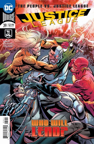 Cover of The PEOPLE Vs. JUSTICE LEAGUE Part 6; Justice Lost Part 1: The Race