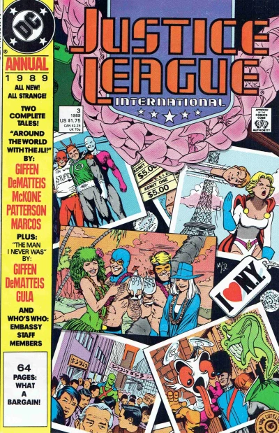 Cover of Around the World With the Justice League; The Men I Never Was