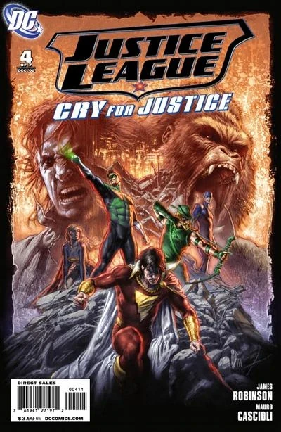 Cover of Justice League: Cry for Justice