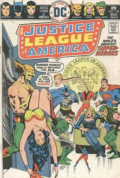 Cover of "Death-Visions of the Justice League!"