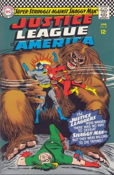 Cover of Super-Struggle Against Shaggy Man!
