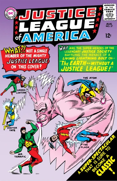 Cover of The Earth--Without a Justice League!