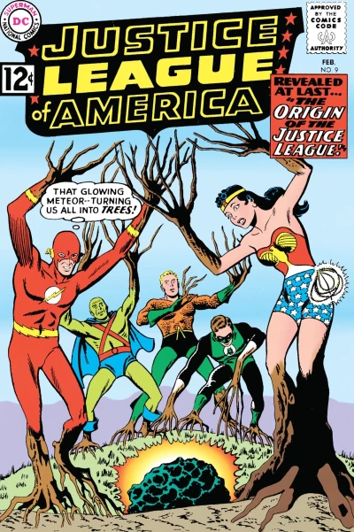 Cover of The Origin of the Justice League!