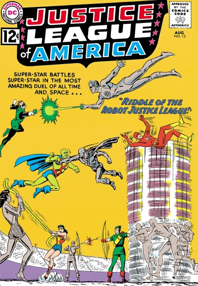 Cover of The Riddle of the Robot Justice League!