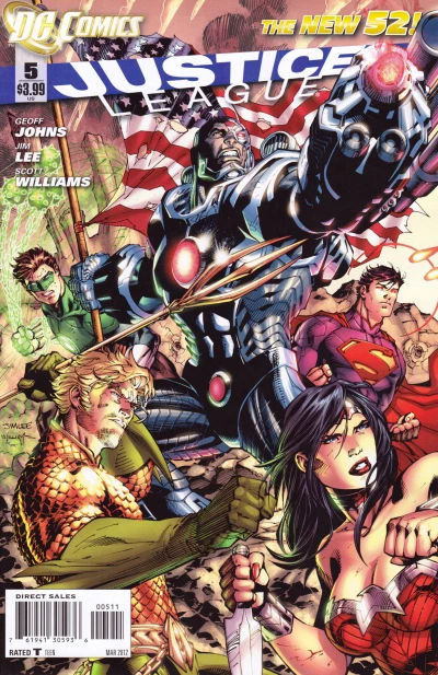 Cover of Justice League, Part Five