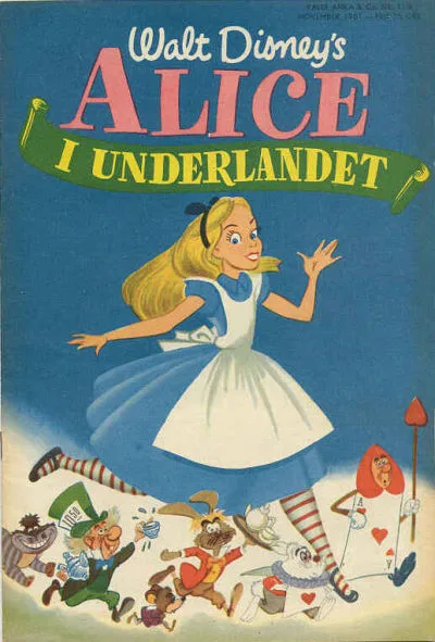 Cover of Alice i Underlandet