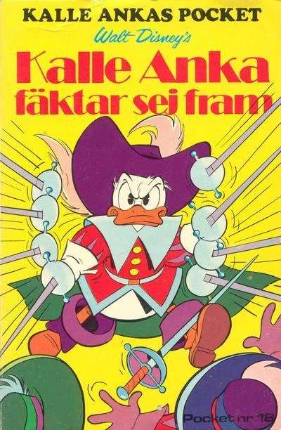 Cover of Kalle Anka fäktar sej fram