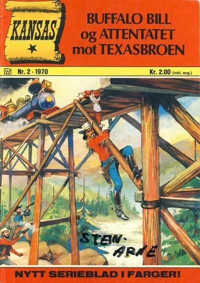 Cover of Buffalo Bill og Attentatet mot Texasbroen