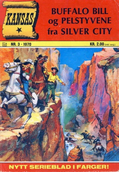 Cover of Buffalo Bill Pelstyvene fra Silver City