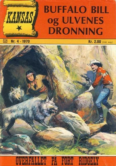 Cover of Buffalo Bill og Ulvenes dronning