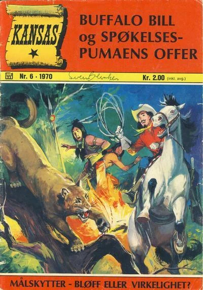 Cover of Buffalo Bill og Spøkelsespumaens offer