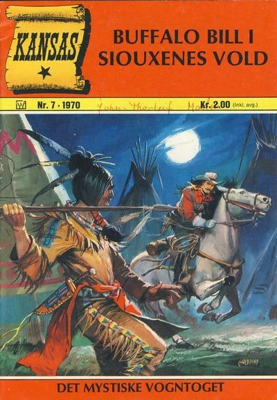 Cover of Buffalo Bill i siouxenes vold