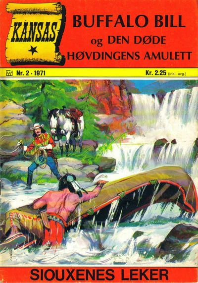 Cover of Buffalo Bill og Den døde høvdingens amulett
