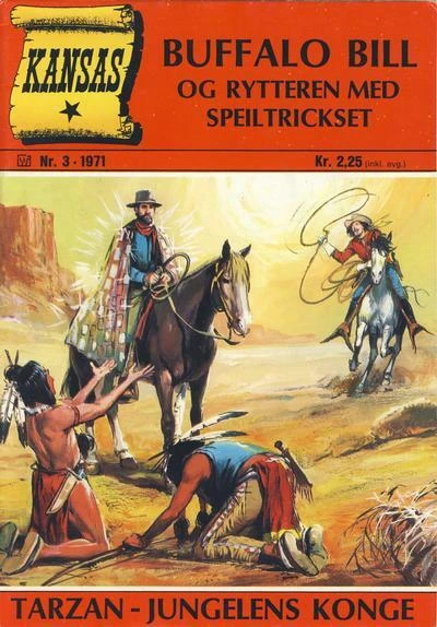 Cover of Buffalo Bill og Rytteren med speiltrickset