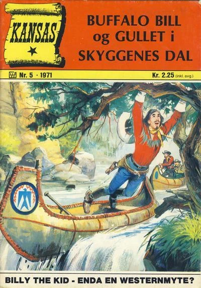 Cover of Buffalo Bill Gullet i Skyggenes dal