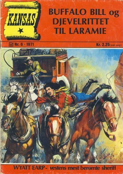 Cover of Buffalo Bill og Djevelrittet til Laramie