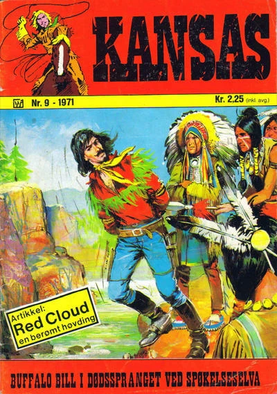 Cover of Buffalo Bill I Dødsspranget ved Spøkelseselva
