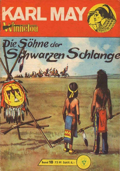 Cover of Winnetou: Die Sohne der Schwarzen Schlange