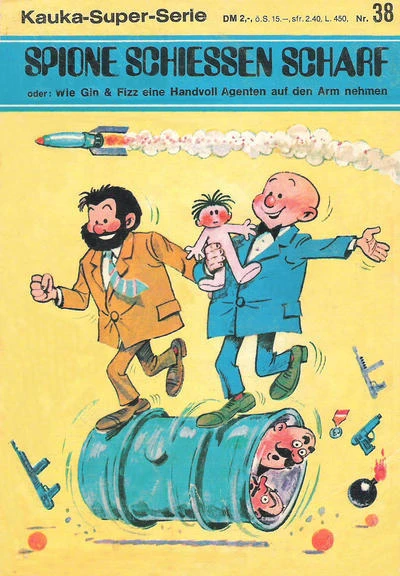 Cover of Gin und Fizz - Spione schiessen scharf