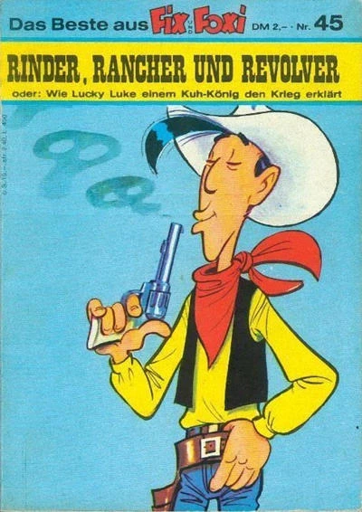 Cover of Lucky Luke - Rinder, Rancher und Revolver