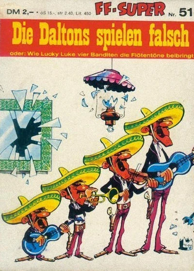 Cover of Lucky Luke - Die Daltons spielen falsch