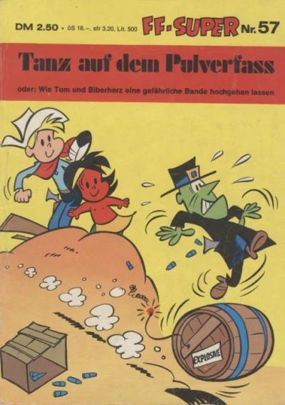 Cover of Tom und Biberherz - Tanz auf dem Fass