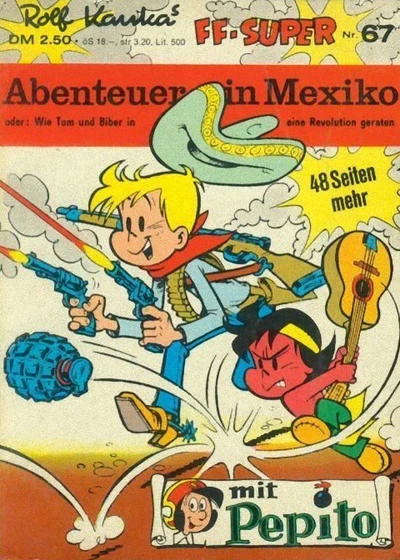 Cover of Tom und Biberherz - Abenteuer in Mexiko