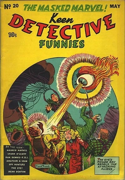 Cover of Keen Detective Funnies