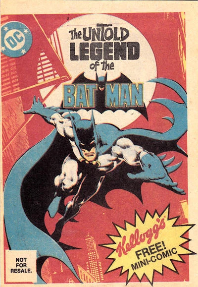 Cover of The Untold Legend of the Batman