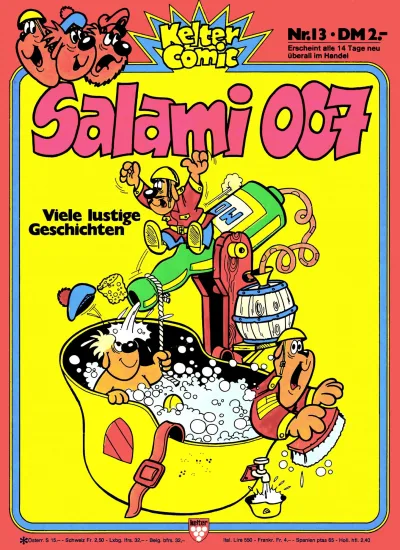 Cover of Salami 007: Großeinsatz geölter Blitz