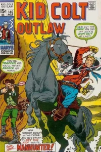 The Kid Faces Sam Hawk, Manhunter