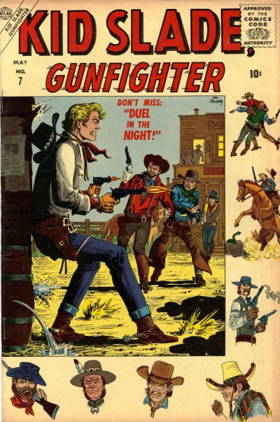 Cover of Genuine Cowboy; [Untitled]; Duel In the Night!; The Gun-Slinger!; [Untitled]