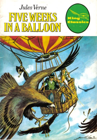 Cover of Five Weeks in a Balloon