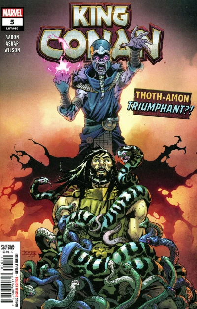 Cover of Conan's Last Stand at the Edge of the World, Part Five: The Ballad of Thoth-Amon of the Ring