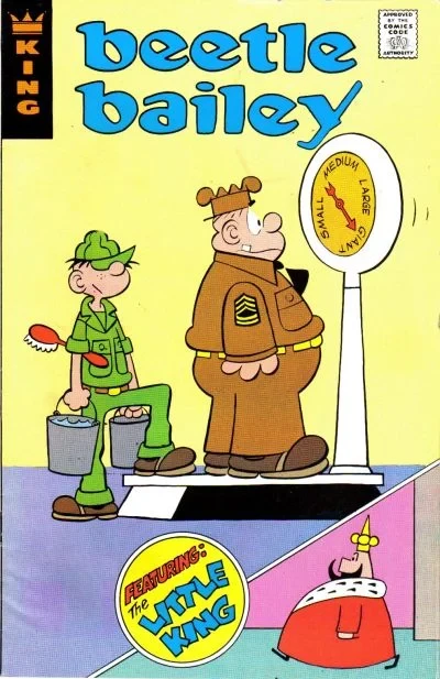 Cover of Beetle Bailey Featuring The Little King