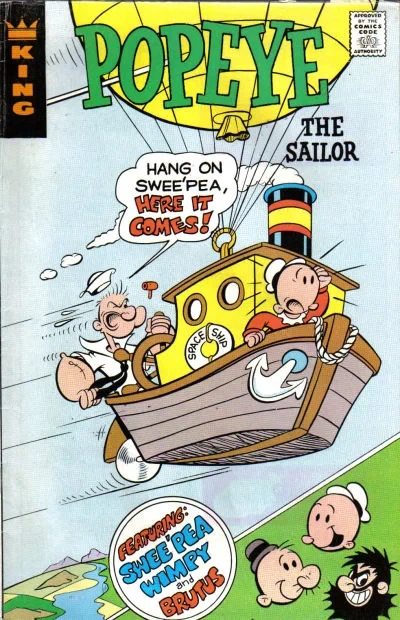 Cover of Popeye the Sailor Featuring Swee'Pea Wimpy and Brutus