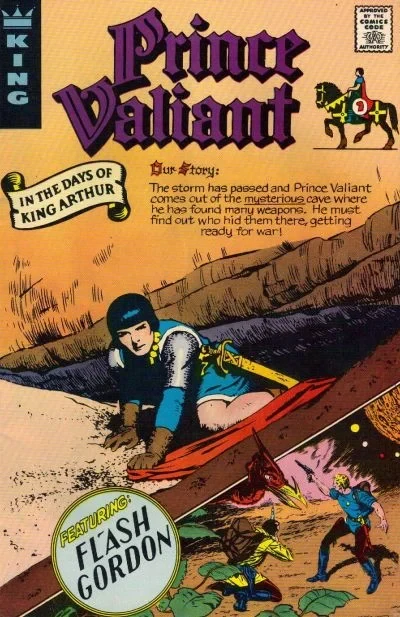 Cover of Prince Valiant Featuring Flash Gordon