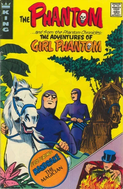 Cover of The Adventures of Girl Phantom Featuring Mandrake the Magician