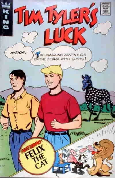 Cover of Tim Tyler's Luck Featuring Felix the Cat