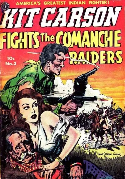 Cover of Fights the Comanche Raiders