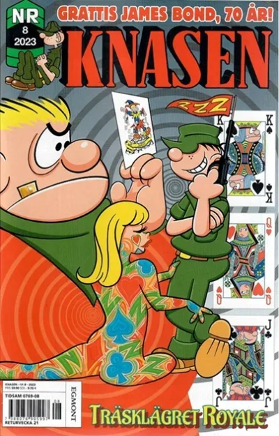 Cover of Grattis James Bond 70år